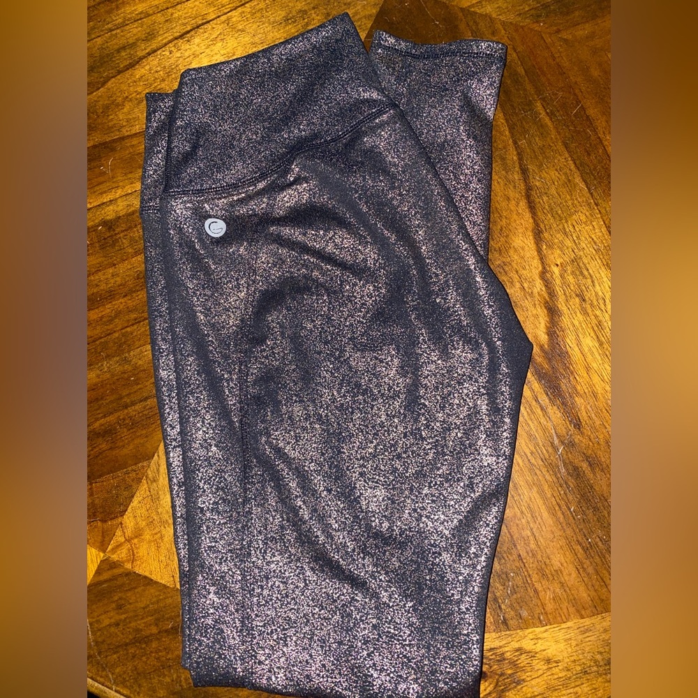 Guru Active leggings gold black shimmer small